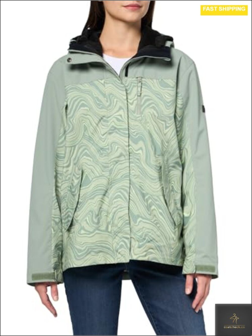 3-in-1 Waterproof Insulated Ski Jacket with Removable Fleece Liner